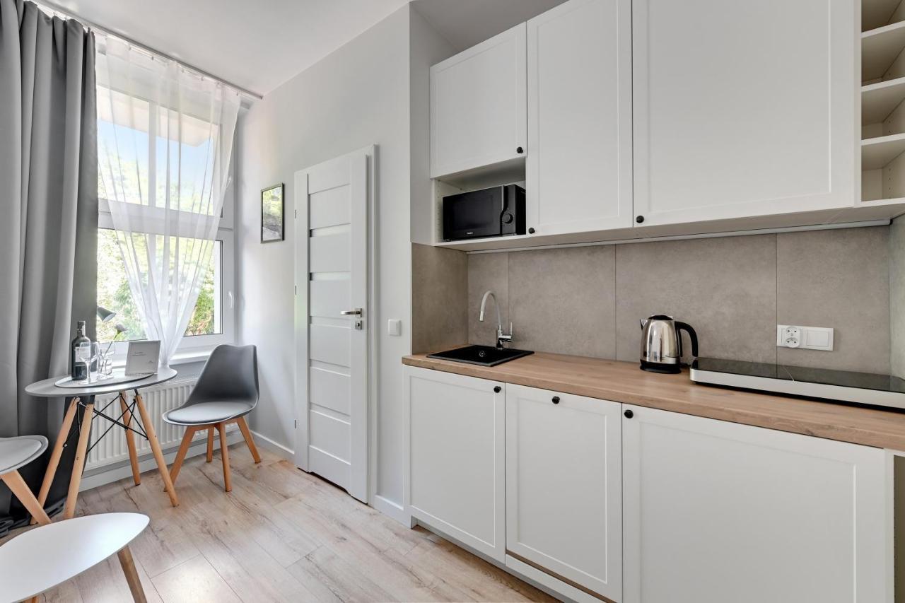 Hallera Studio Apartment Gdansk Bagian luar foto